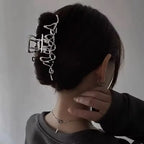 Metal Geometric Hair Claws - Piña Colada