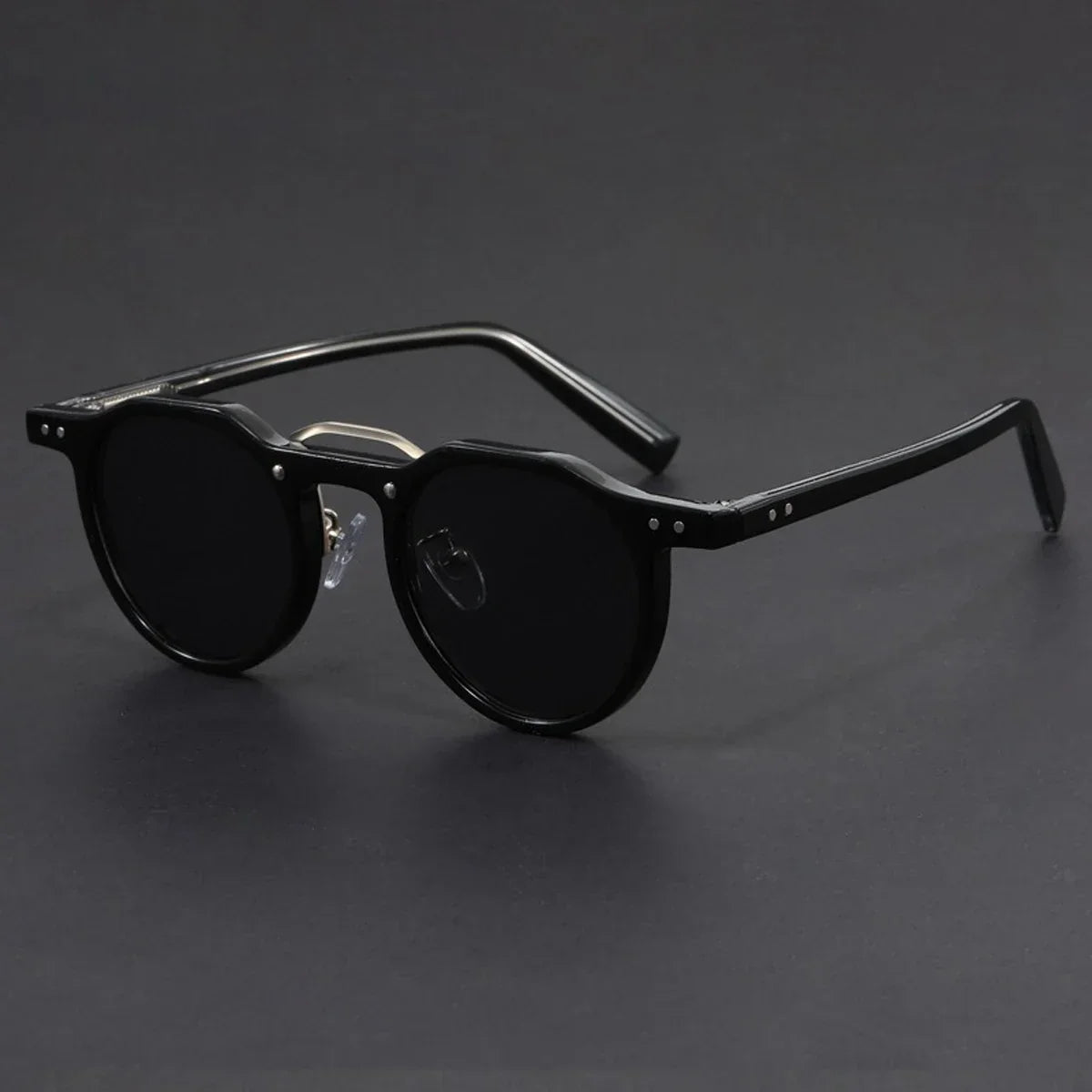 Retro Metal Frame Oval Sunglasses - Piña Colada