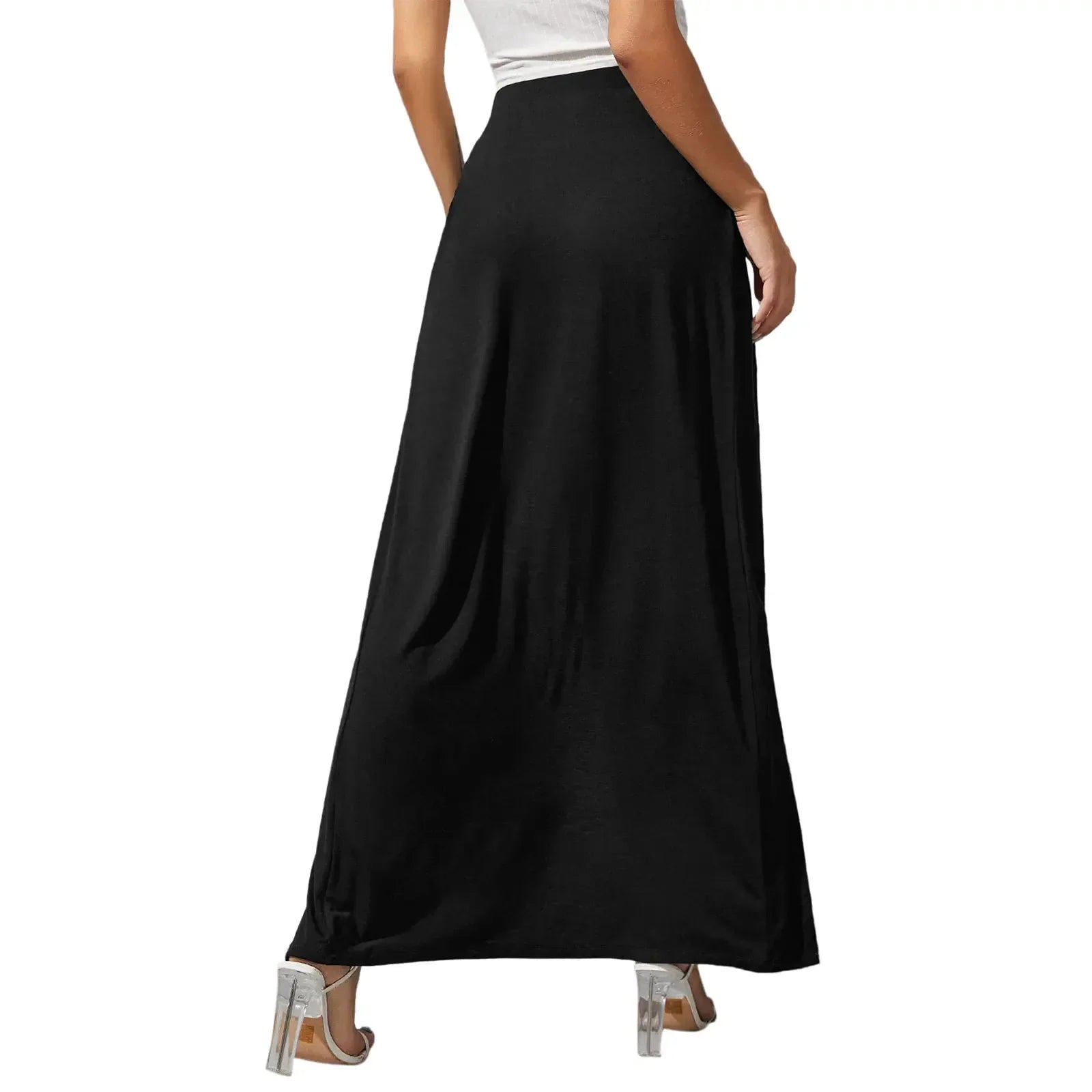 Elastic High Waist Skirts - Piña Colada
