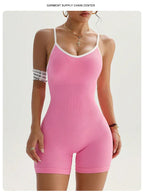 Sexy Backless Jumpsuit Women Yoga - Piña Colada