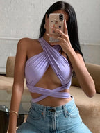Minimalist Sexy Stretch Tank Top - Piña Colada