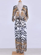 Bikini Cover Up Chiffon Kimono - Piña Colada
