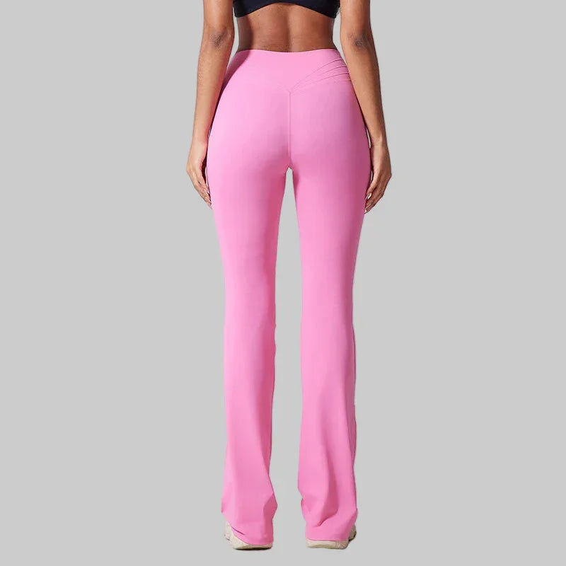 Lifting Flared Pants High Waisted