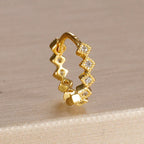 Stainless Steel Round Circle Earrings for Women - Piña Colada