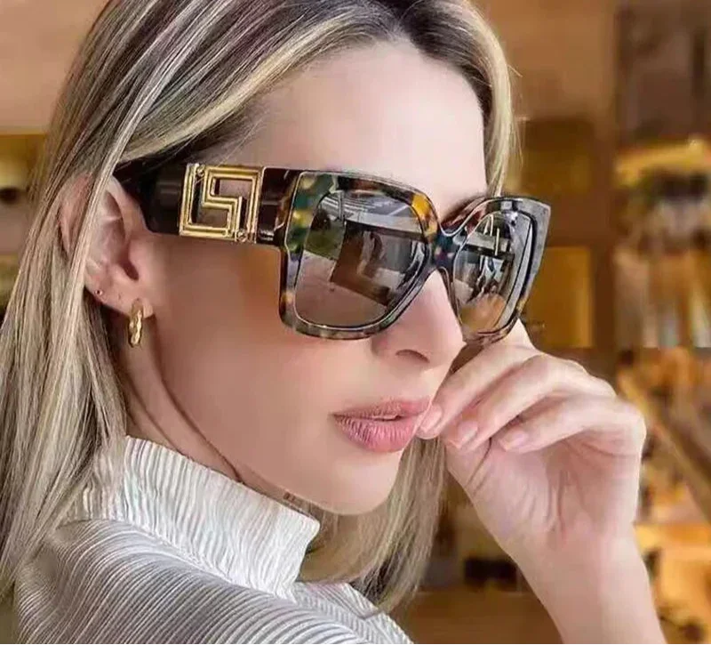 Oversized Women's Sunglasses - Piña Colada