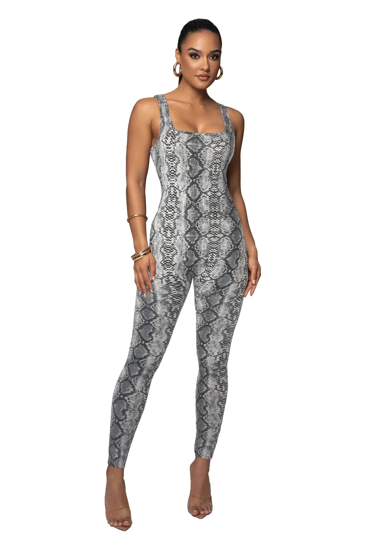 Leopard Print One Piece - Piña Colada