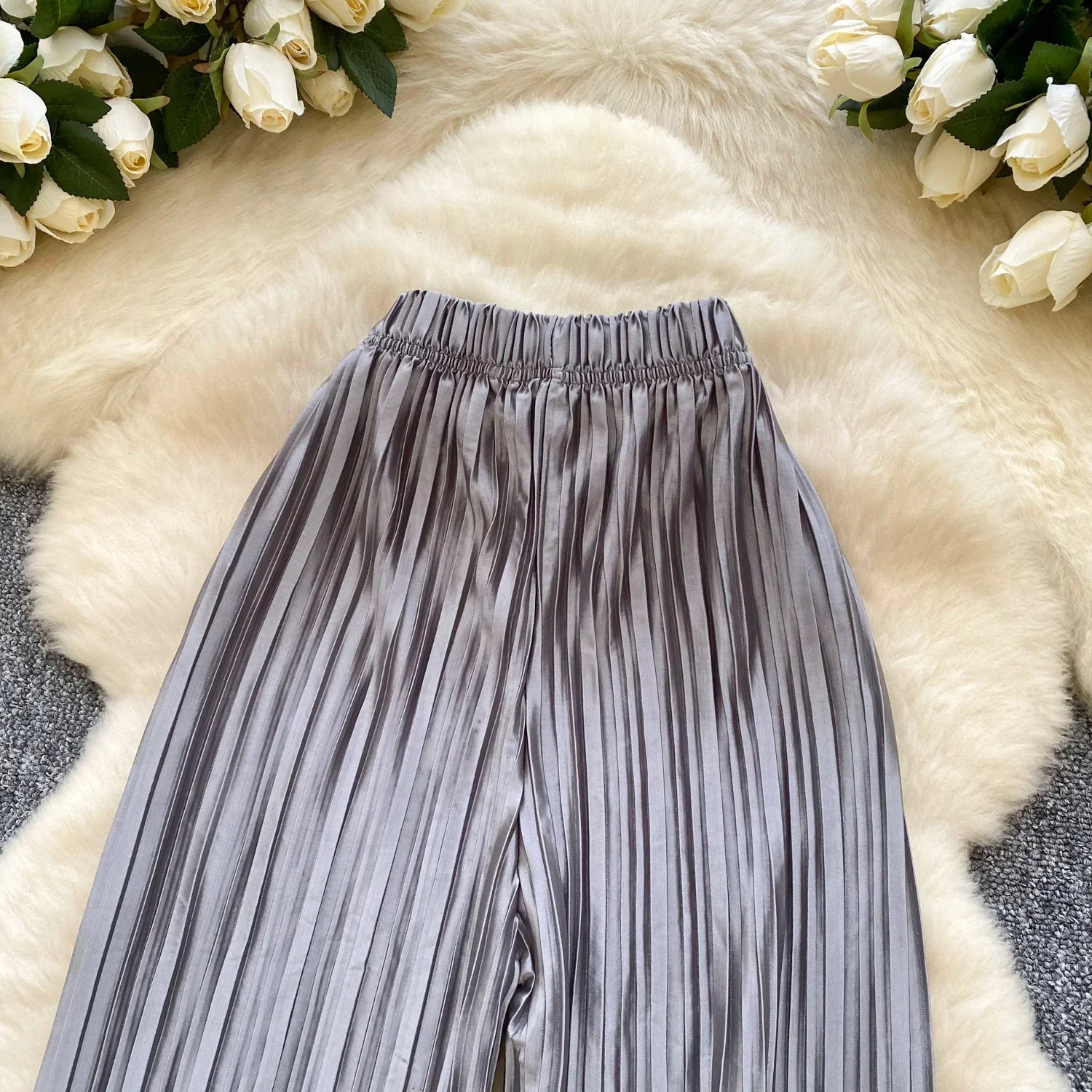 Summer Casual Pants Women High Waist - Piña Colada