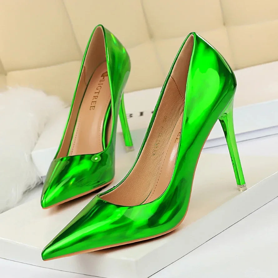 10.5cm High Heels Pumps - Piña Colada
