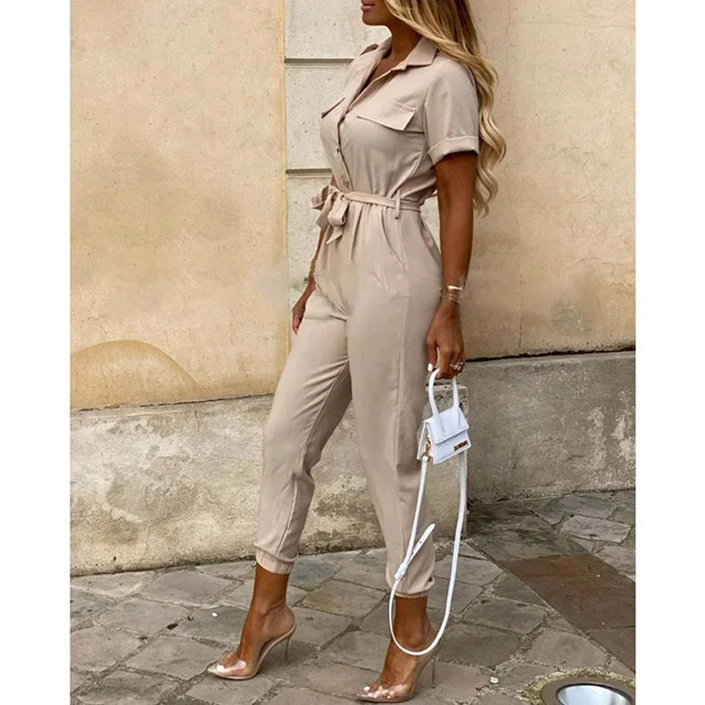Monochrome Jumpsuit - Piña Colada
