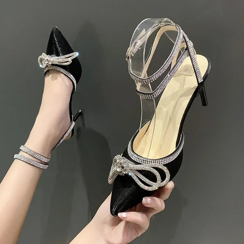 High Heels Elegant Rhinestone - Piña Colada