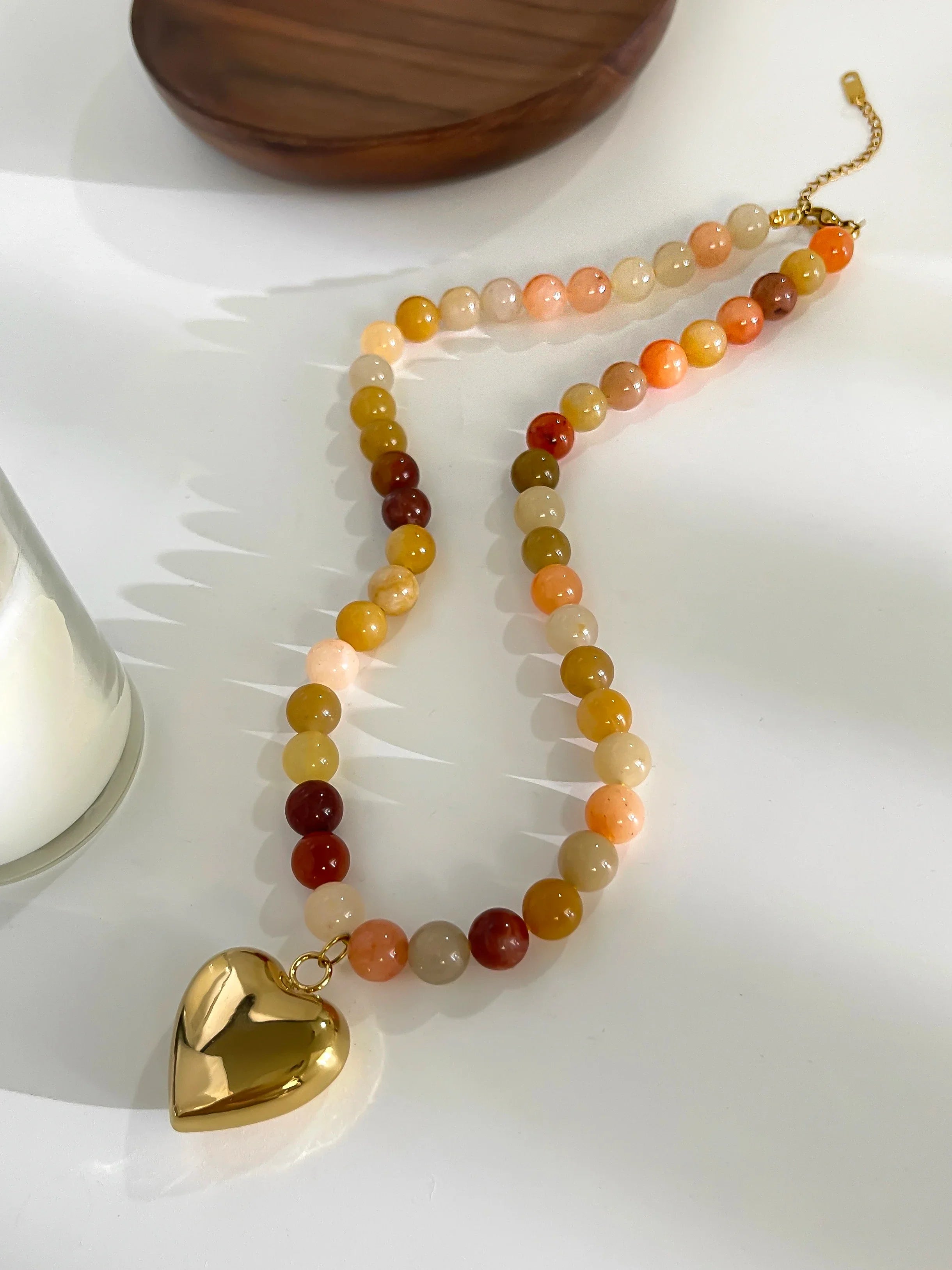 Multi-color Natural Stone Handmade - Piña Colada