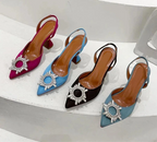 Design Silk Women Pumps Crystal - Piña Colada