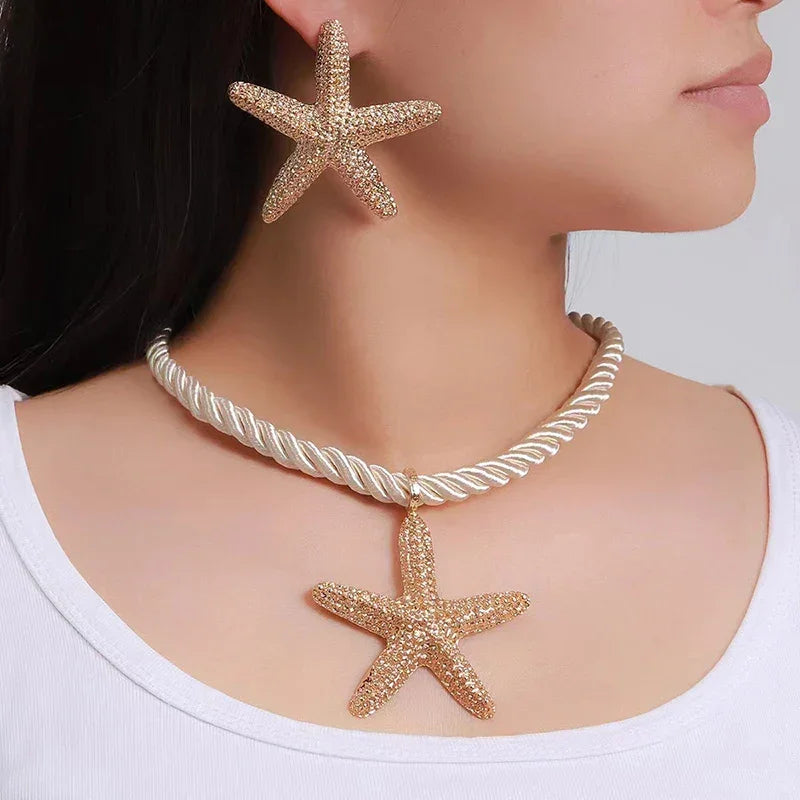 3 Pcs/set Starfish Pendant Ocean - Piña Colada