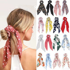 Satin Scrunchie Scarf - Piña Colada