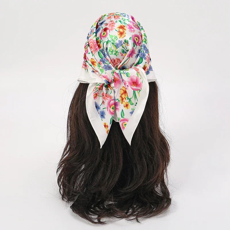 Bohemian Silk Scarf - Piña Colada
