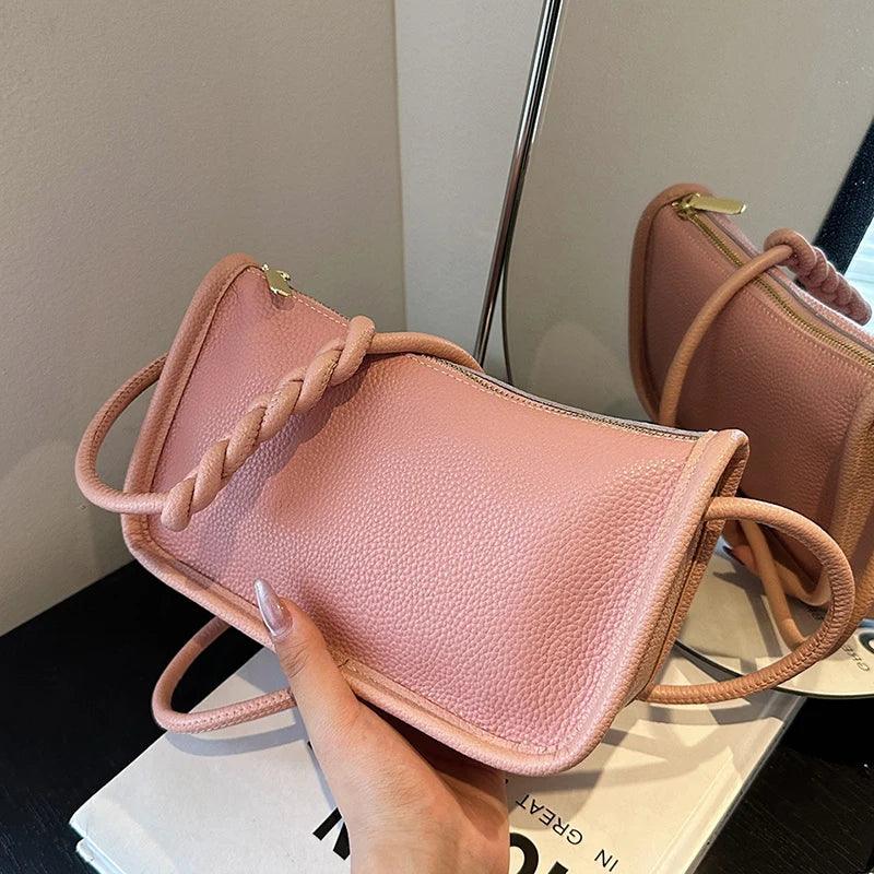 Leather Crossbody Bags - Piña Colada