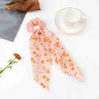 Satin Scrunchie Scarf - Piña Colada