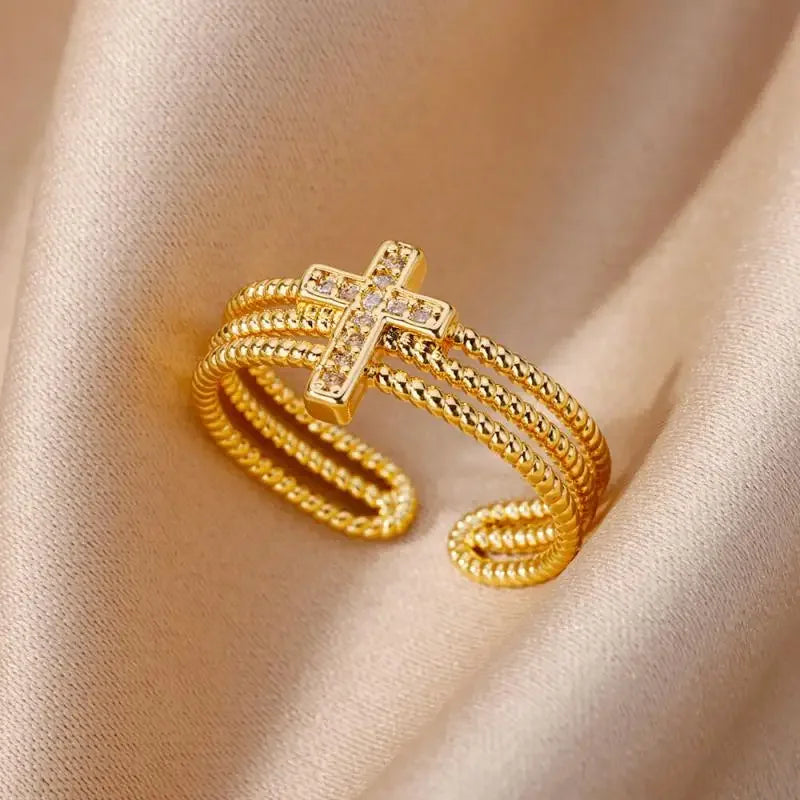Stainless Steel Rings Aesthetic - Piña Colada