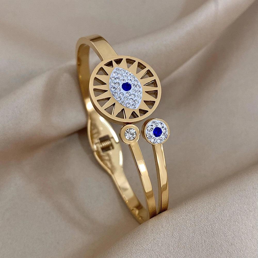 Evil Eye Bracelet Stainless Steel - Piña Colada