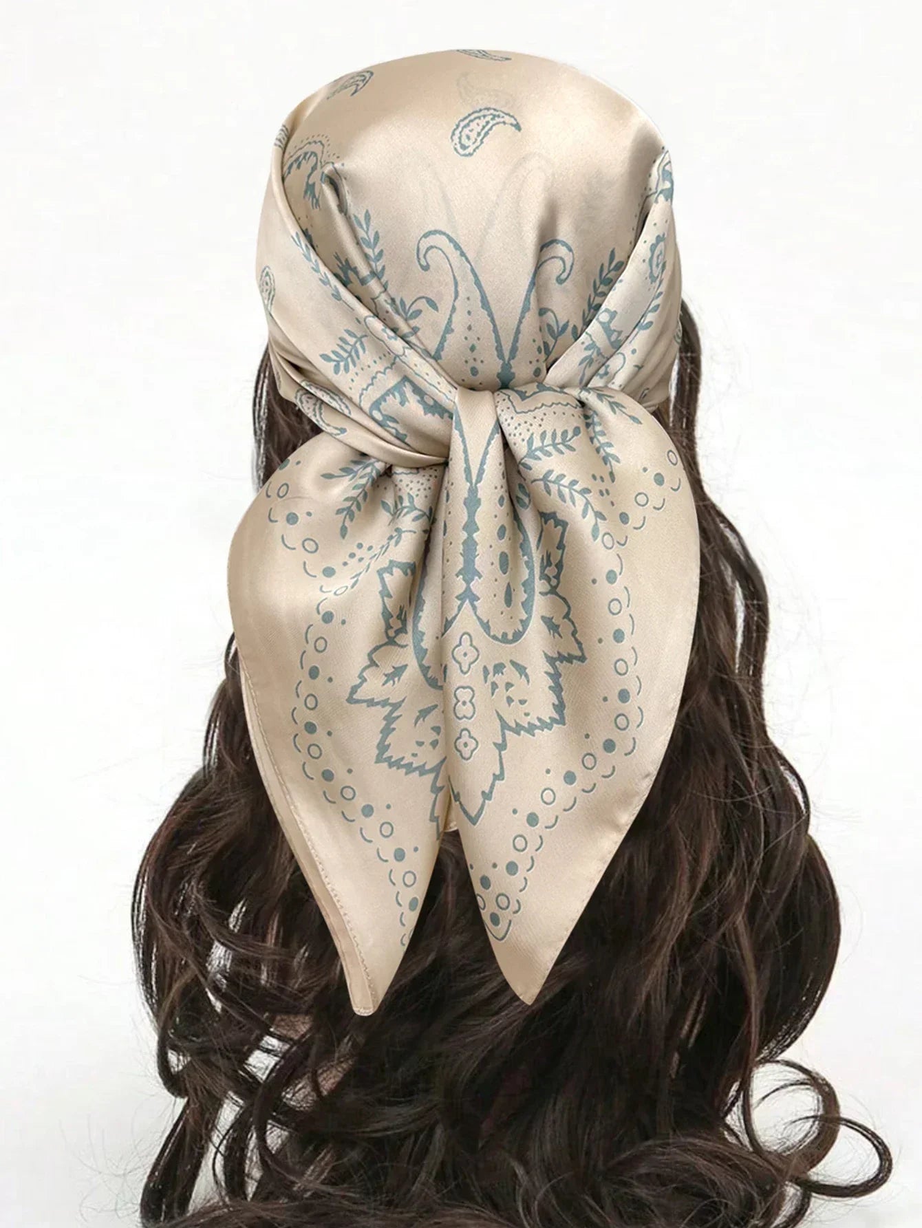 Silk Square Scarf Spring - Piña Colada