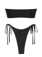 Solid Ring Detail Bikini Set - Piña Colada