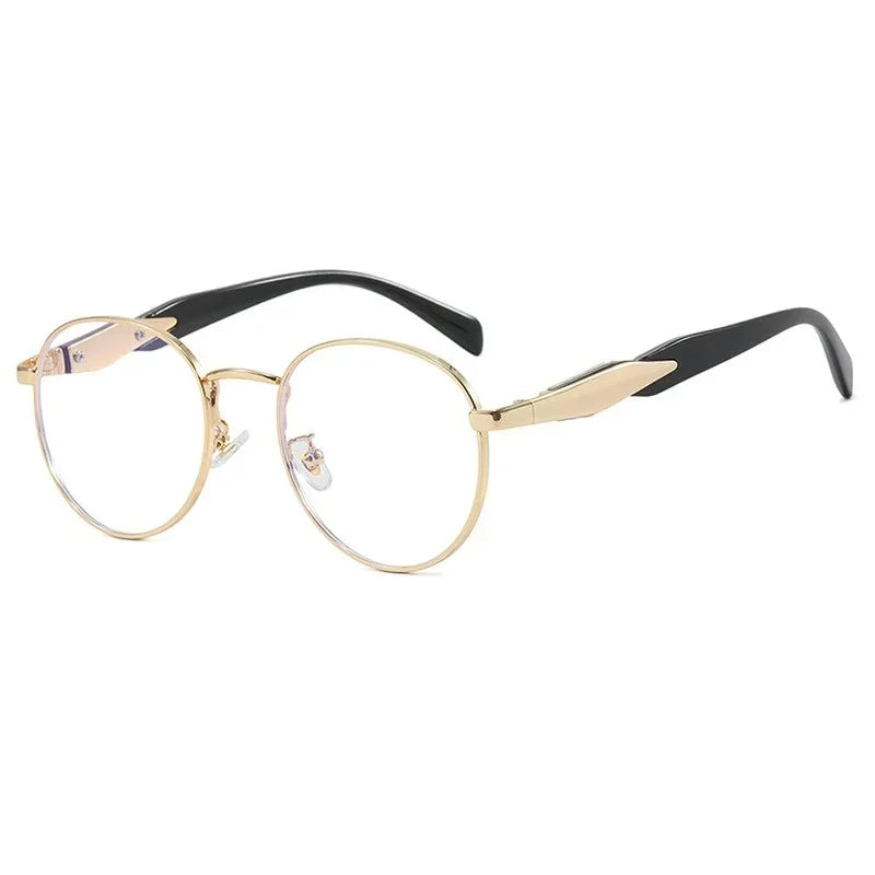 Vintage Round Metal Sunglasses - Piña Colada