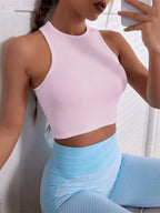 Striped Stretch Knit Tank Top - Piña Colada