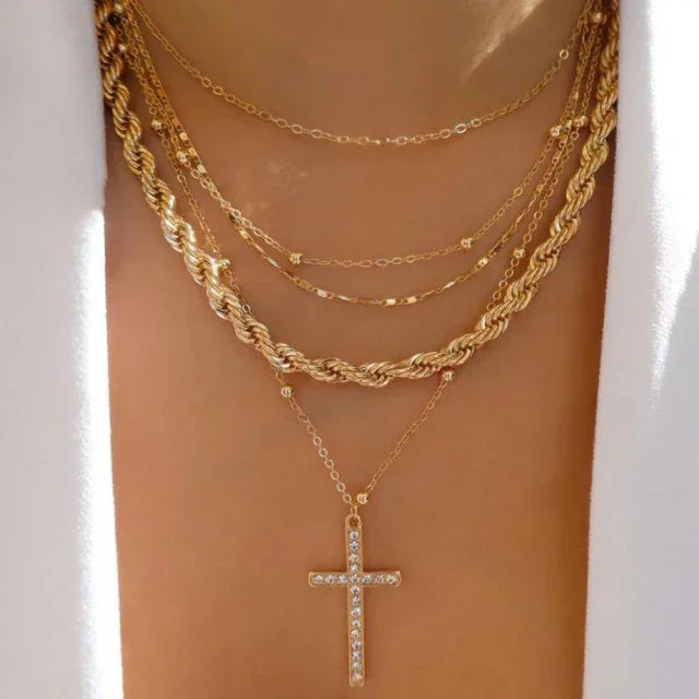 Bohemia Multilayer Necklaces - Piña Colada