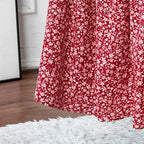 Floral Print Elastic Waist Loose - Piña Colada