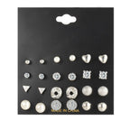 Zircon Crystal Pearl Earrings - Piña Colada