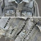 Detail Denim Jacket - Piña Colada