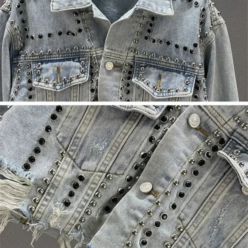 Detail Denim Jacket - Piña Colada