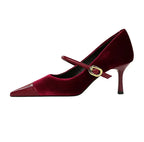 Pumps Pointed High Heels Stilettos - Piña Colada