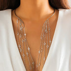 Pearl Star Necklace Open Collar - Piña Colada
