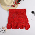 Handmade Crochet Hollow Out Swimwear Cover Up - Piña Colada