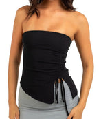Asymmetrical Slim Off-Shoulder - Piña Colada