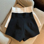 Streetwear Shorts Elegant High Waist - Piña Colada