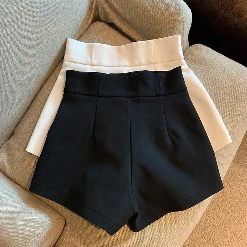 Streetwear Shorts Elegant High Waist - Piña Colada