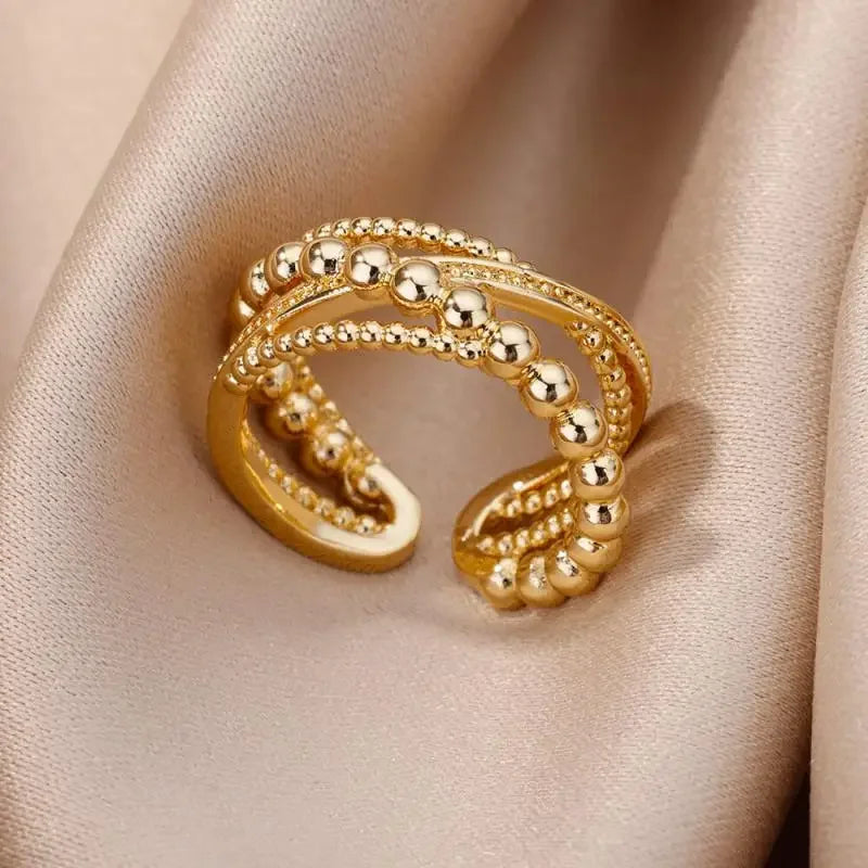 Stainless Steel Rings Aesthetic - Piña Colada