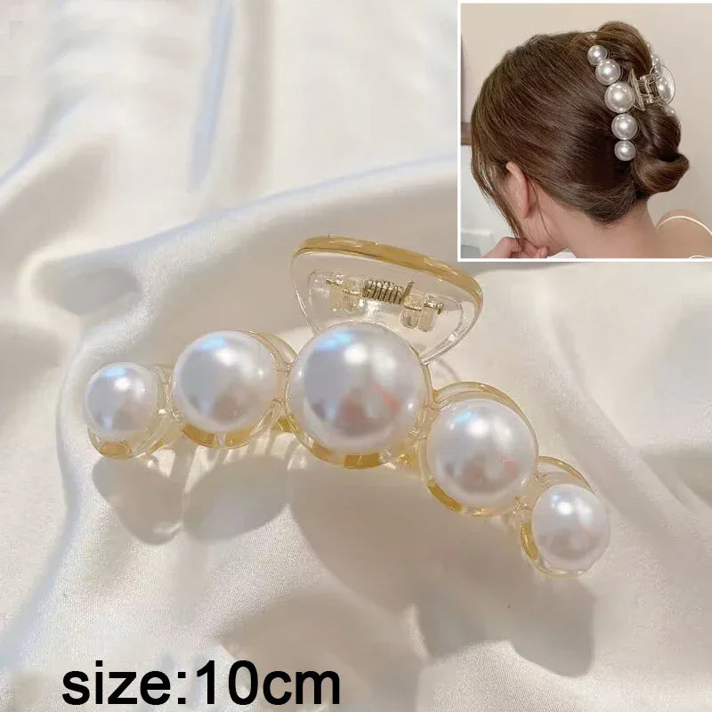 Metal Geometric Hair Claws - Piña Colada