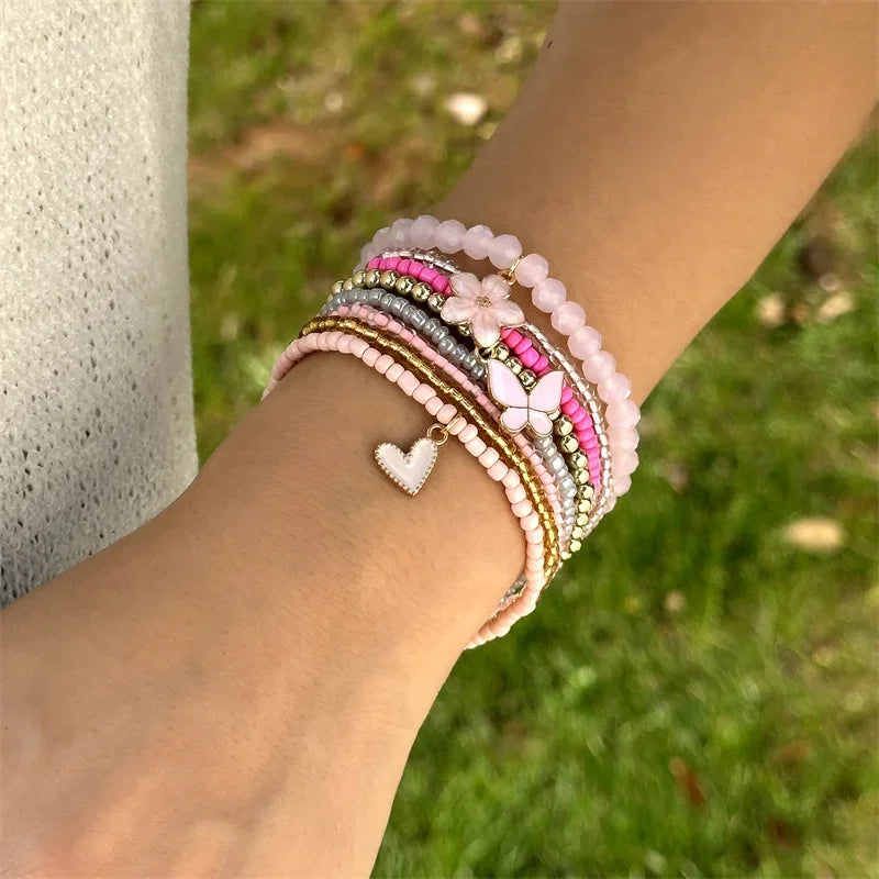 9pcs/set Bohemian Bracelet - Piña Colada