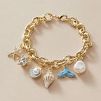 Starfish Shell Bracelets - Piña Colada