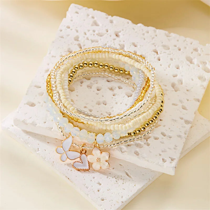 9pcs/set Bohemian Bracelet - Piña Colada
