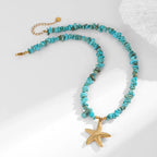 Shell Necklace Stainless Steel - Piña Colada