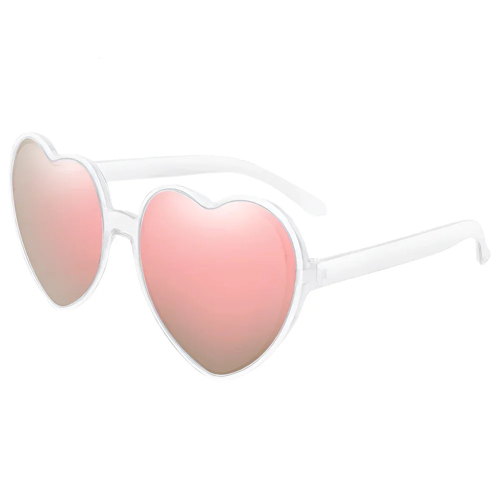 Heart Shape Sunglasses - Piña Colada