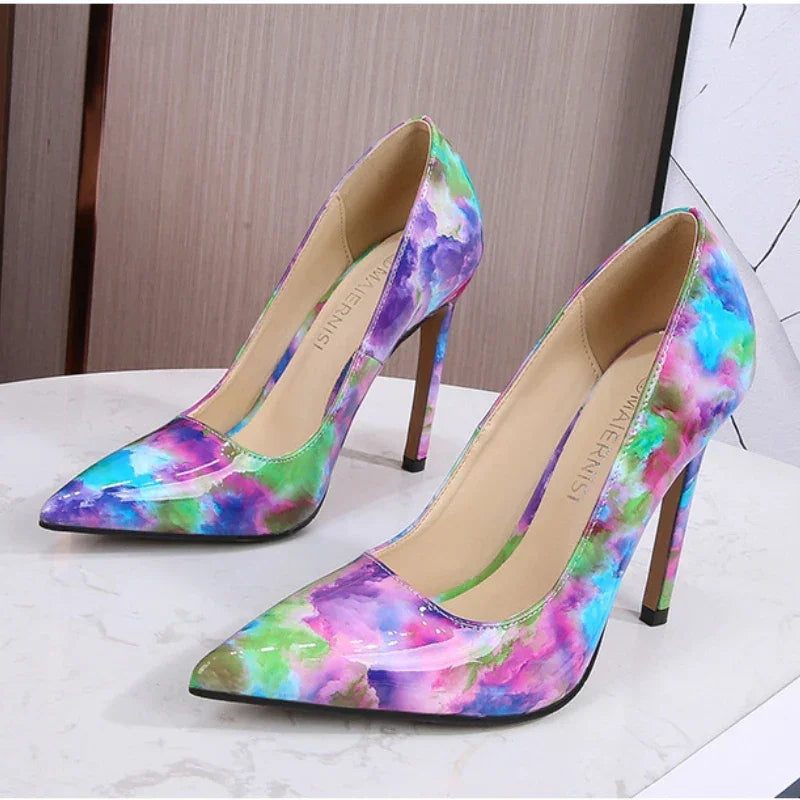 Pointed Toe Mix-Color - Piña Colada