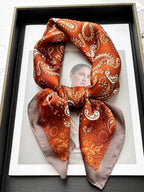 Silk Square Scarf Spring - Piña Colada