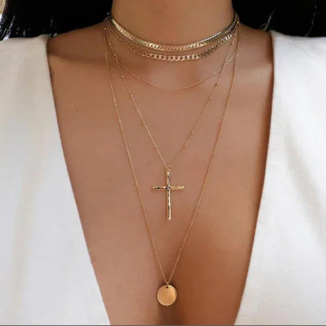 Bohemia Multilayer Necklaces - Piña Colada