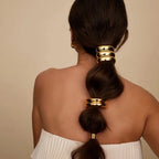 Metal Irregular Double-Layer Hair Bands - Piña Colada