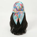 Bohemian Silk Scarf - Piña Colada